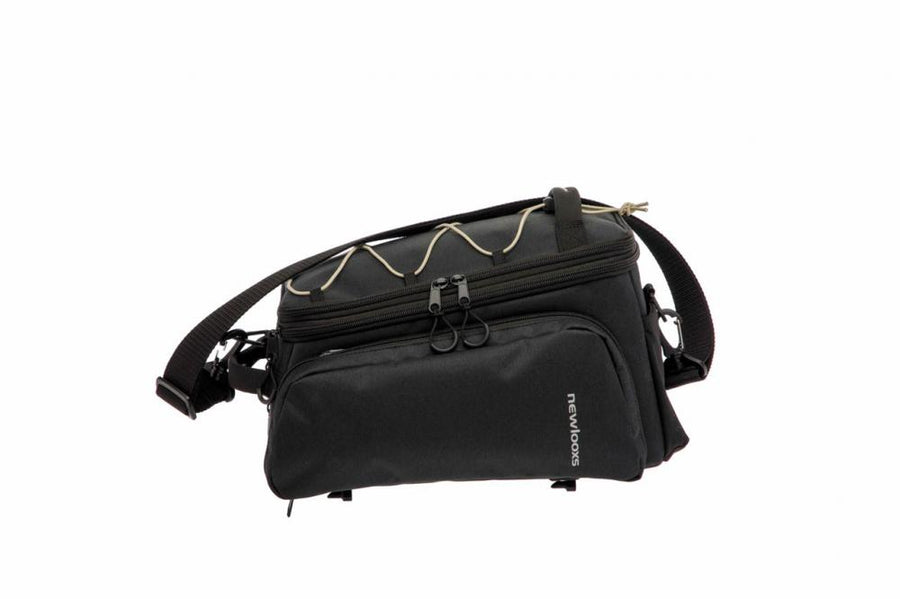 New Looxs Radtasche Sports Trunkbag RT2 31L Black - erweiterbare Gepäckträgertasche mit Snapit 2.0