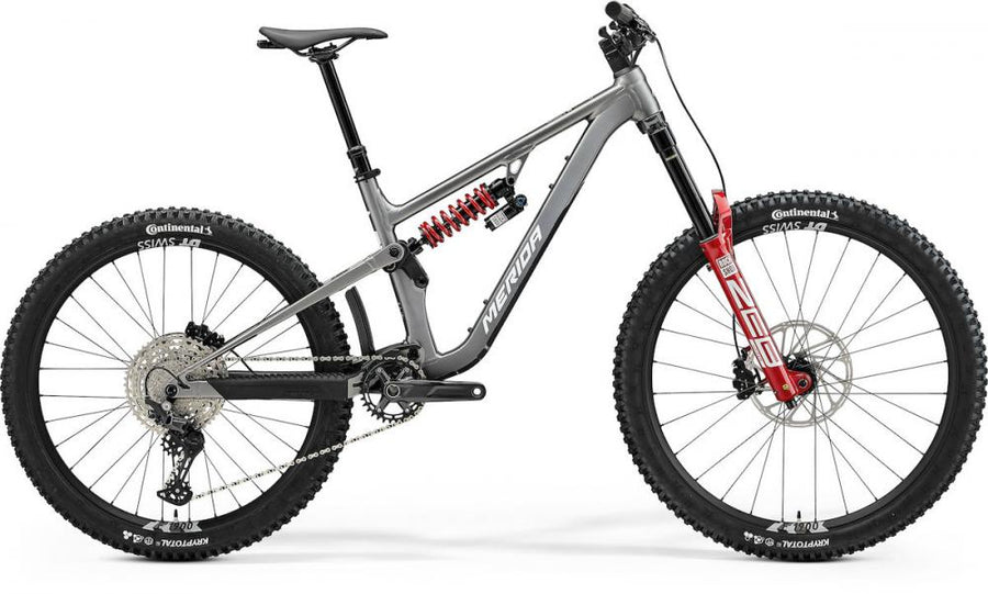 Merida ONE-SIXTY FR 800 silk gunmetal S grau - leistungsstarkes Enduro-MTB