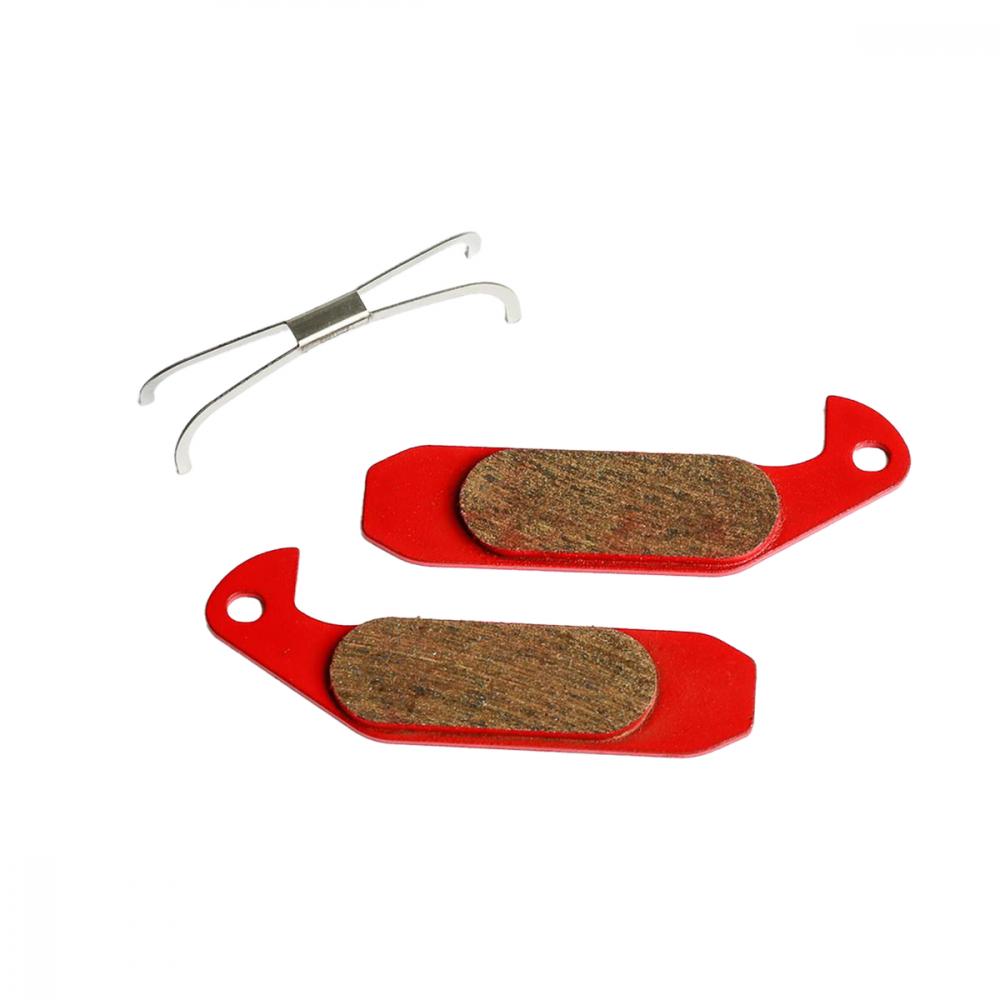 1.2 Endurance Bremsbeläge Für Gustav M Scheibenbremsen, Organisch, Rote Trägerplatte, Hohe Bremsleistung Und Haltbarkeit