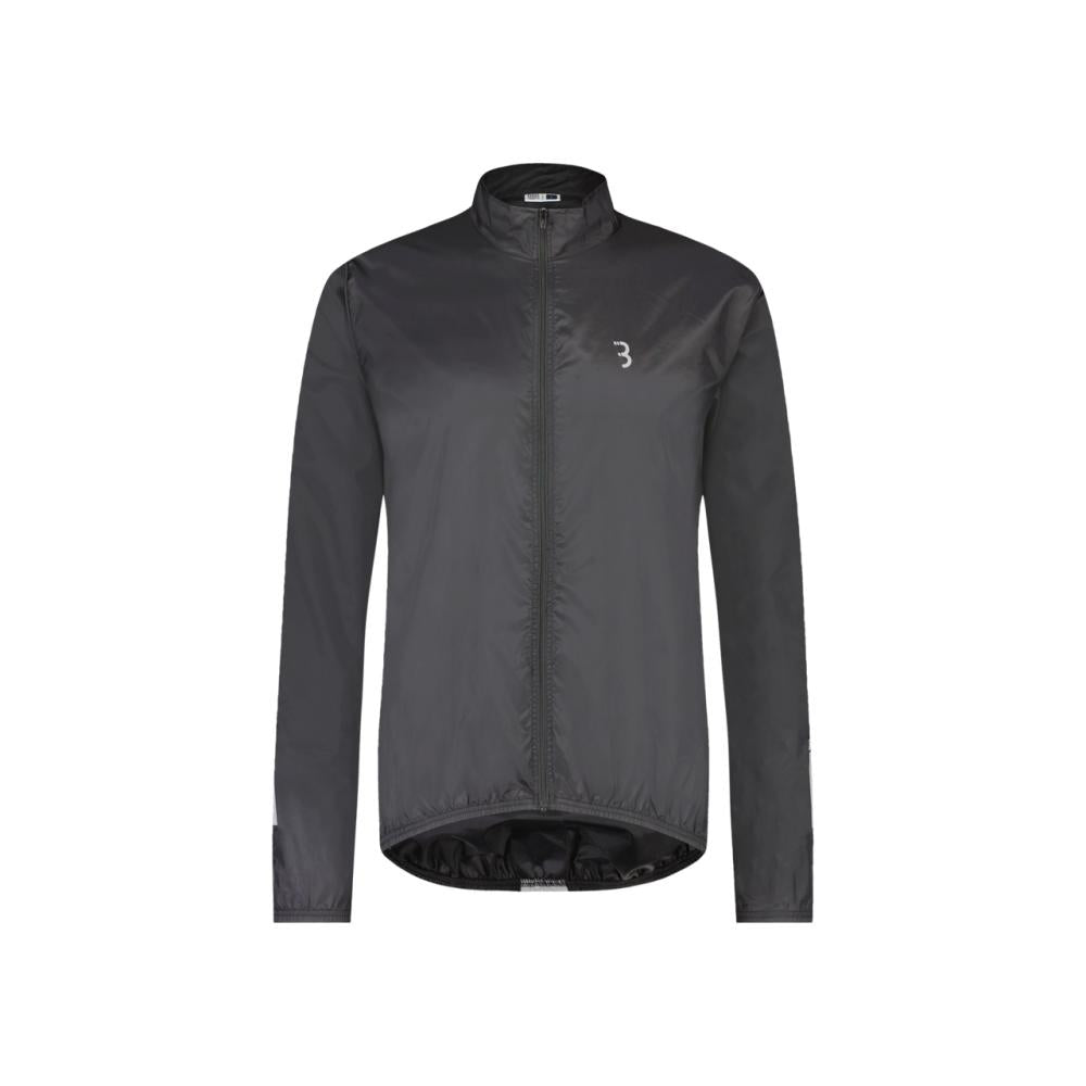 BBB Cycling BaseShield BBW-148 Fahrradjacke Größe L schwarz - ultraleichter Wind- und Regenschutz