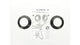 Look Adaptersatz MTB PF BB92 AFM 24mm - Pressfit Innenlager Adapter für Shimano Hollowtech II Kurbel, hochwertige Passgenauigkeit, langlebig, schwarz