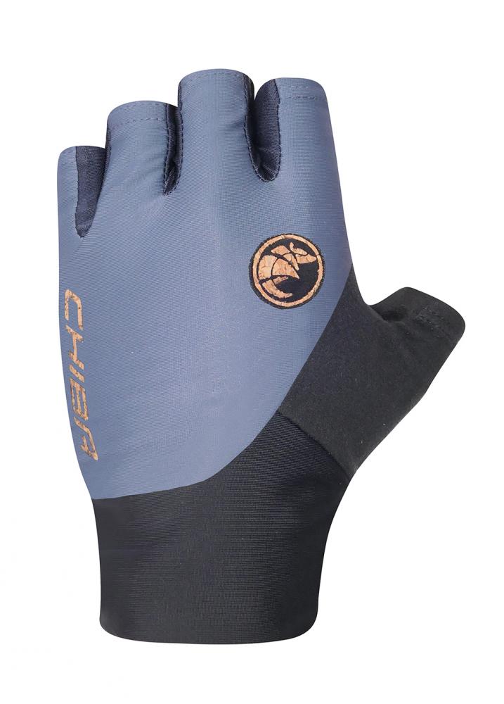 CHIBA BioXCell Eco Pro - Radhandschuhe dunkelgrau, L, ergonomische Polsterung