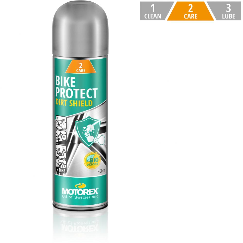 Pflegespray Bike Protect Dirt Shield L Rot - Schutz & Pflege Für Bike Und E-bike