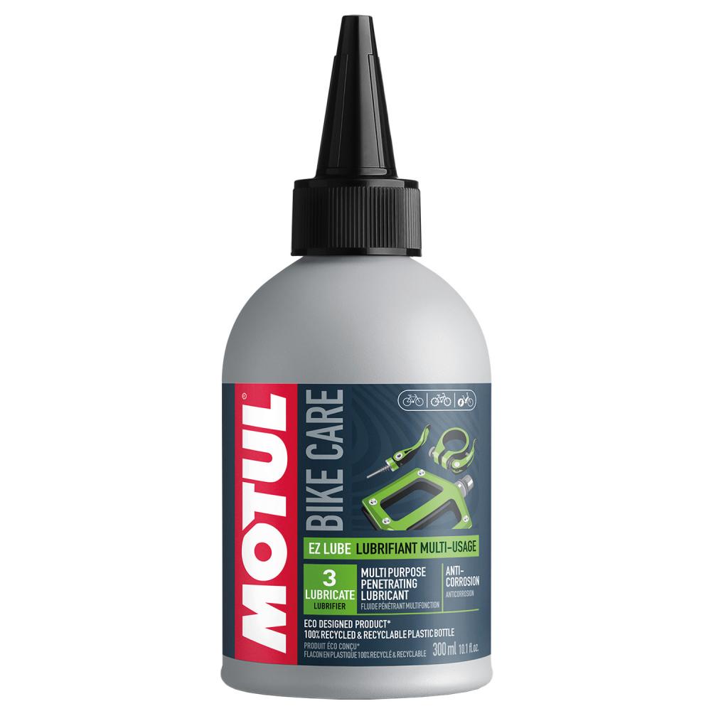 MOTUL EZ Lube Multifunktionsöl 300ml, biologisch abbaubar, für alle (E-)Bikes, Korrosionsschutz, Schmierung beweglicher Teile, verhindert Festsitzen