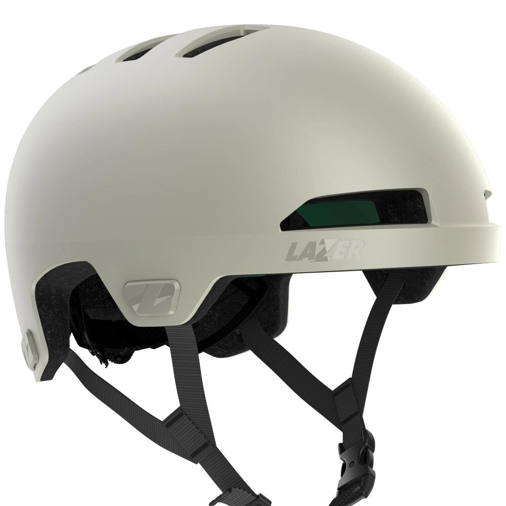 LAZER Helm Maze KinetiCore Urban/E-Bike Matte White Stone M-L - sicherer City-Helm