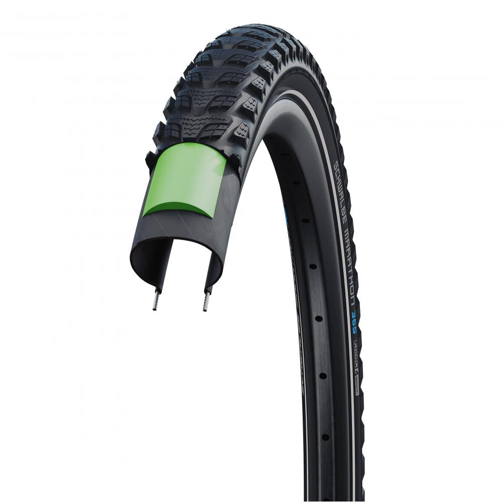 Schwalbe Reifen Marathon 365 28x2.00\" 50-622 schwarz Reflex TT E-50 HS475 Draht