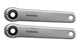 SHIMANO Kurbelarmset FC-EN500 170 mm Silber - robuste E-Bike-Kurbel für EP8/EP6