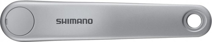 SHIMANO Kurbelarm E-BIKE SYSTEMS FC-E5000 Links - 165 mm, Silber