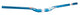 XLC Pro Ride Riser-Bar HB-M16 Ø 31,8mm, 780mm, 25mm, blau, 9°
