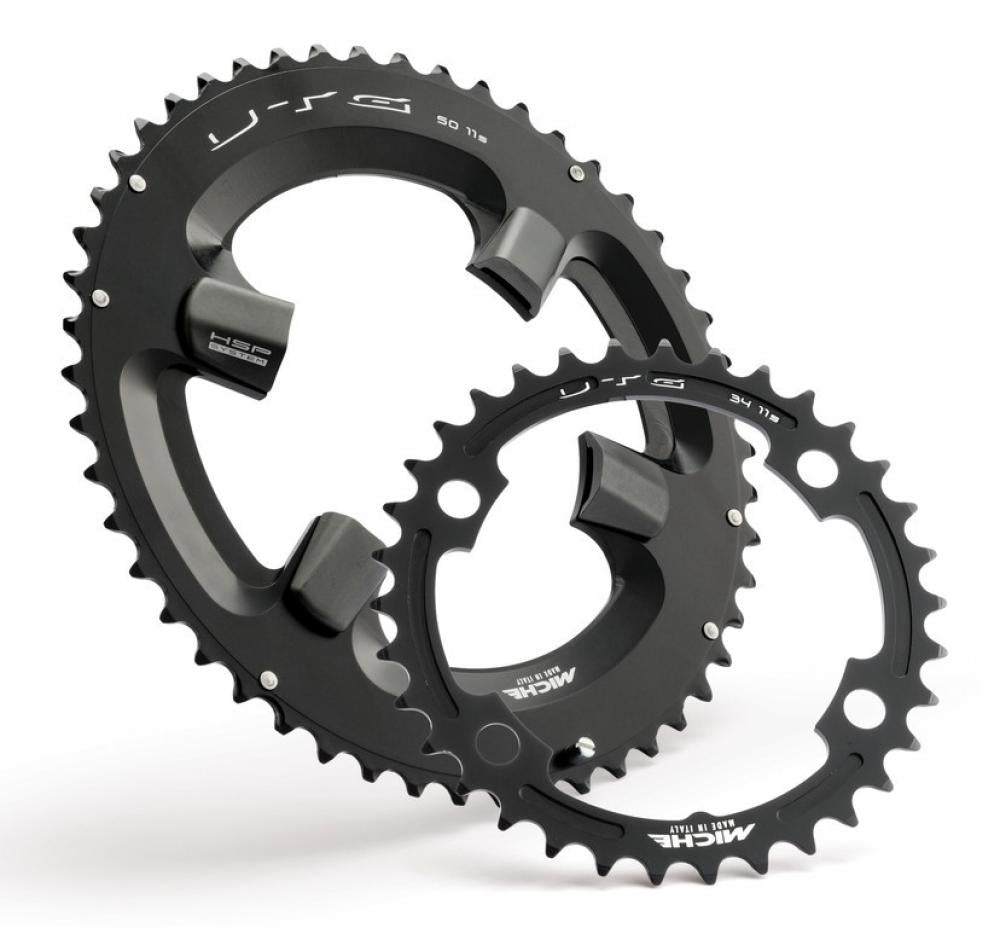 Miche Kettenblatt Super11 UTG Shimano für Ultegra 6800 außen 46Z