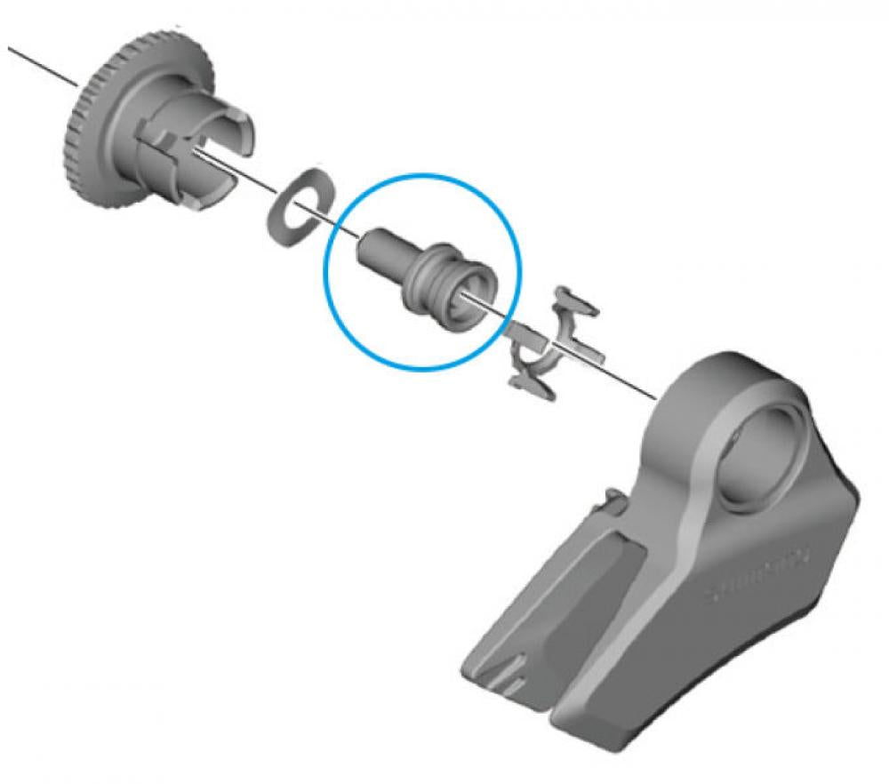 SHIMANO Befestigungsschraube CD-EM800 Führung 53 mm Kettenlinie - 53 mm