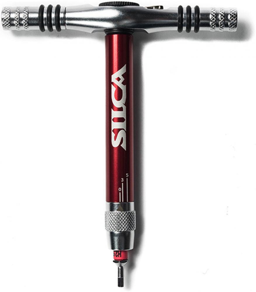 SILCA T-Ratchet + Ti-Torque Kit 2. Gen Drehmomentschlüssel - 2-8 Nm, Mini-Ratsche, T-Griff, S2-Bits, Canvas-Etui