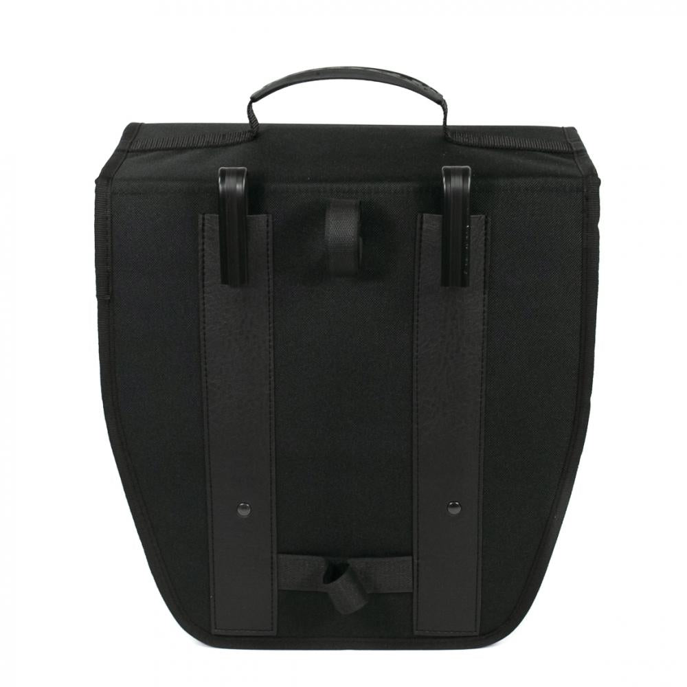 Haberland Einzeltasche 16l Classic schwarz - robuste Gepäckträgertasche für Alltag und Tour