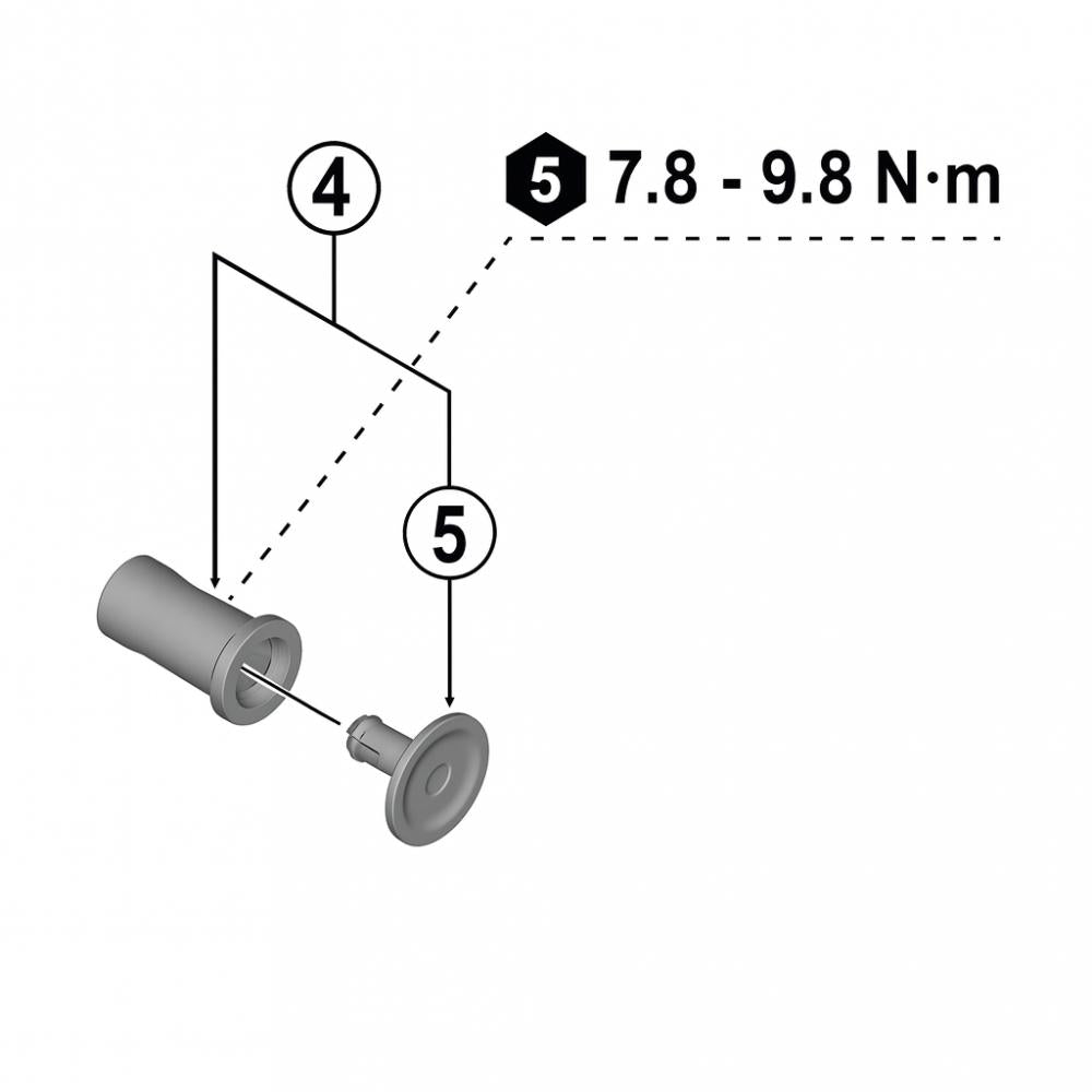 SHIMANO Plattenachse+Abdeckung für RD-M9250 Ersatzteil - passend für Shimano RD-M9250 Schaltwerk