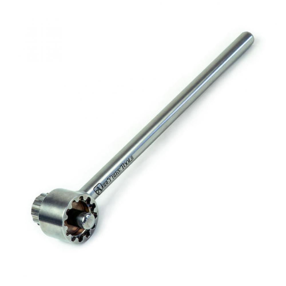 Abbey Tools Kassettenabzieher 9 Tooth Crombie 254 x 34 mm Silber - Profi-Tool für Shimano 9-Zahn-Lockrings