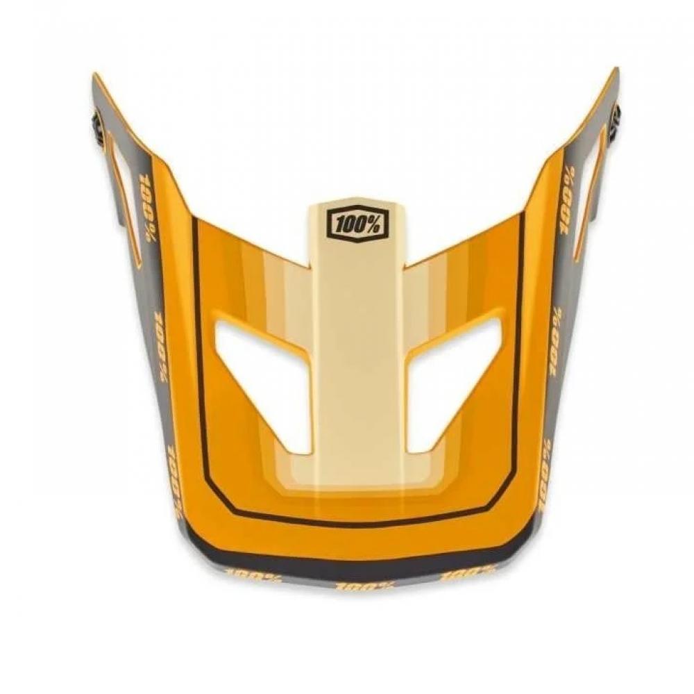 100% Status replacement visor nos Topenga Orange/Black - Ersatzvisier für deinen Status Helm