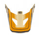 100% Status replacement visor nos Topenga Orange/Black - Ersatzvisier für deinen Status Helm