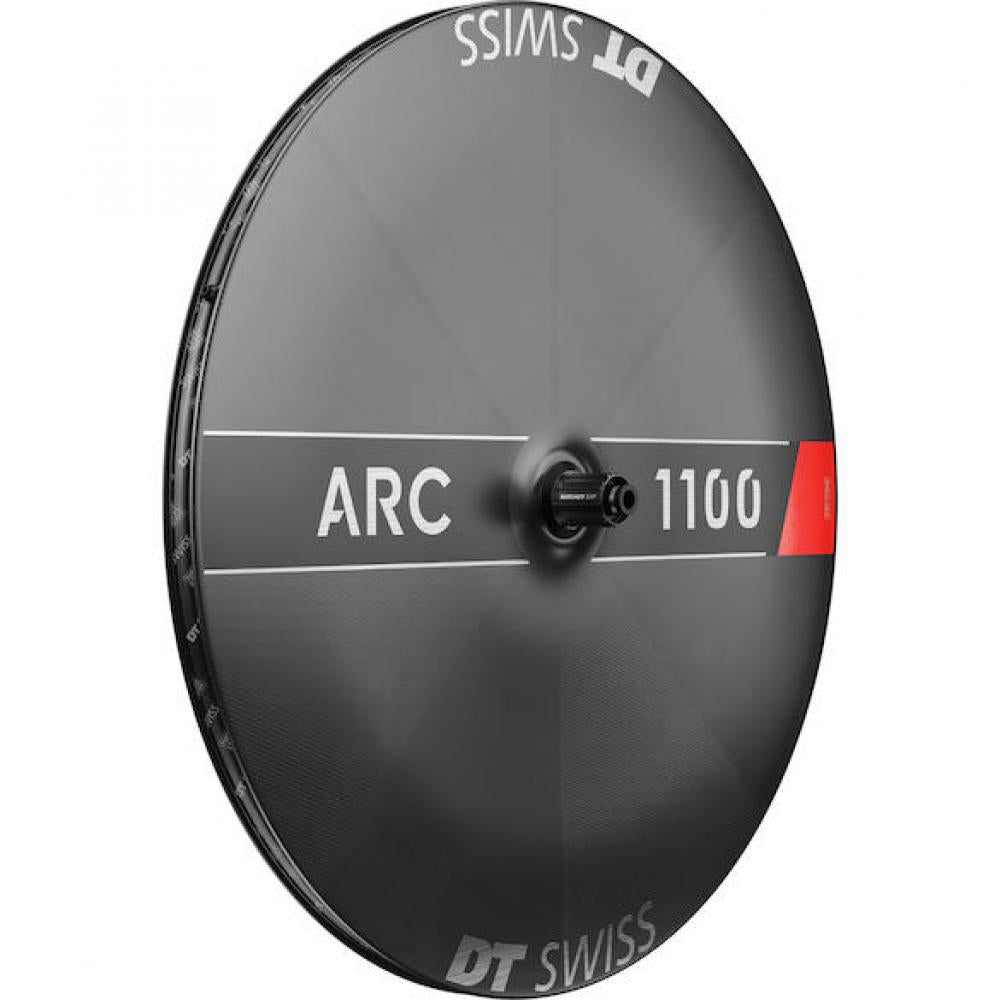 DT Swiss Laufrad ARC 1100 Dicut Disc 622 x 22 mm Schwarz - aerodynamisches Carbon-Laufrad