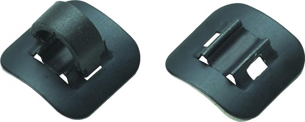 Zugführungen Aufklebbar Schwarz - 4er Set Aluminium Cable Guides