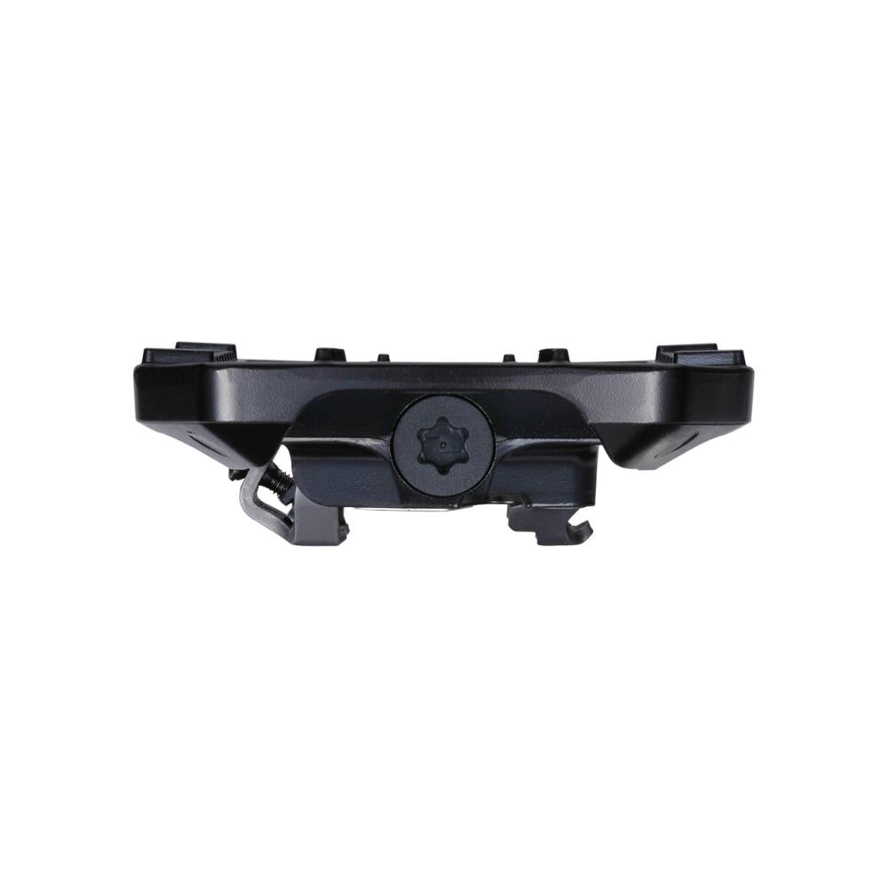 BBB Cycling BBB Pedale Dual Choice schwarz One Size schwarz - vielseitiges Kombipedal für Klick- und Stradenschuhe
