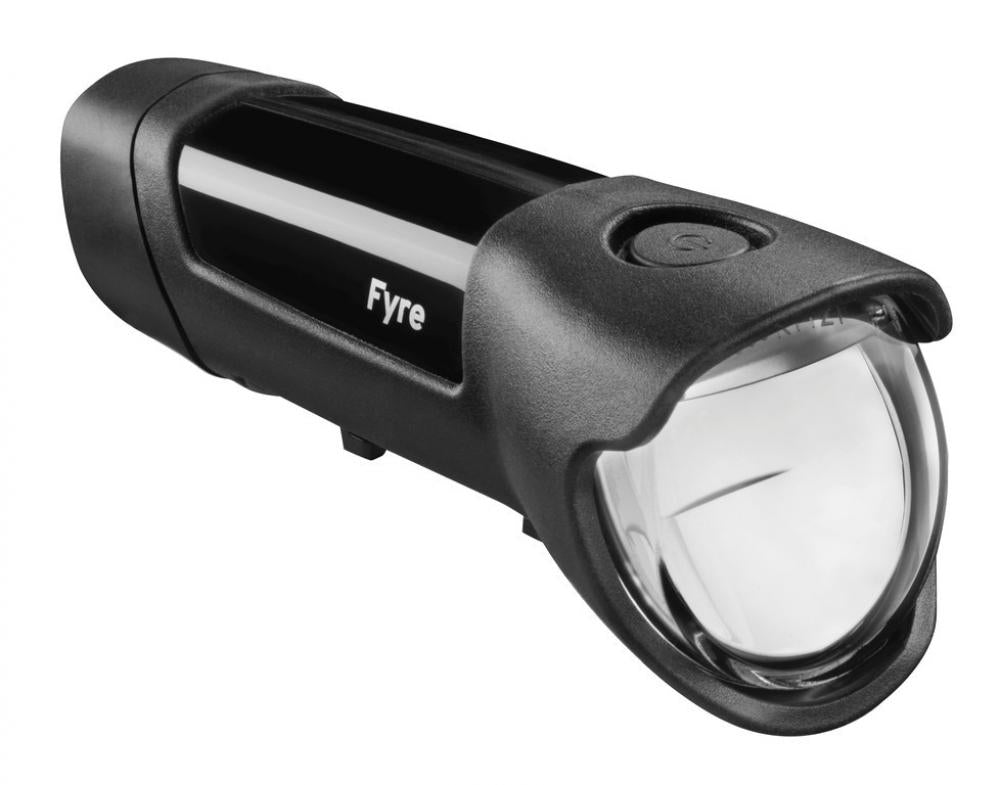Busch&Müller LED-Akkuscheinwerfer Ixon Fyre für Lenkermontage 30 Lux mit Netzteil STVZO