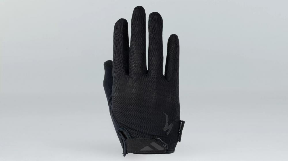 BG SPORT GEL GLOVE LF BLK S - Fahrradhandschuhe Langfinger mit Gelpolster Schwarz Größe S - Bekleidung