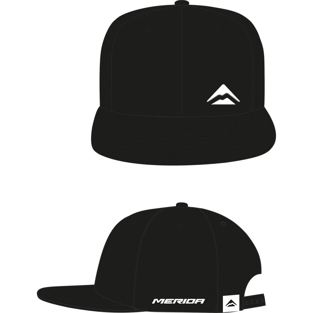 Merida Kappe MERIDA Logo '22 Onesize Schwarz/weiß - stylische Freizeit-Cap