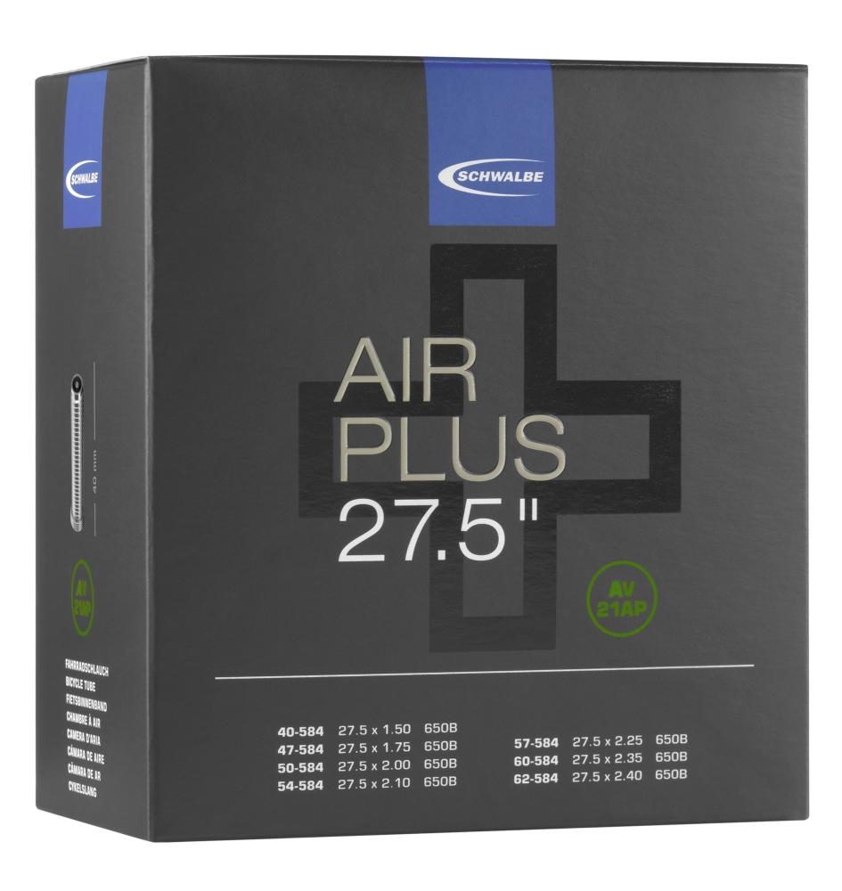Schwalbe Schlauch AV21AP Air Plus 27.5x1.50-2.25 40/62-584 IB AGV 40mm