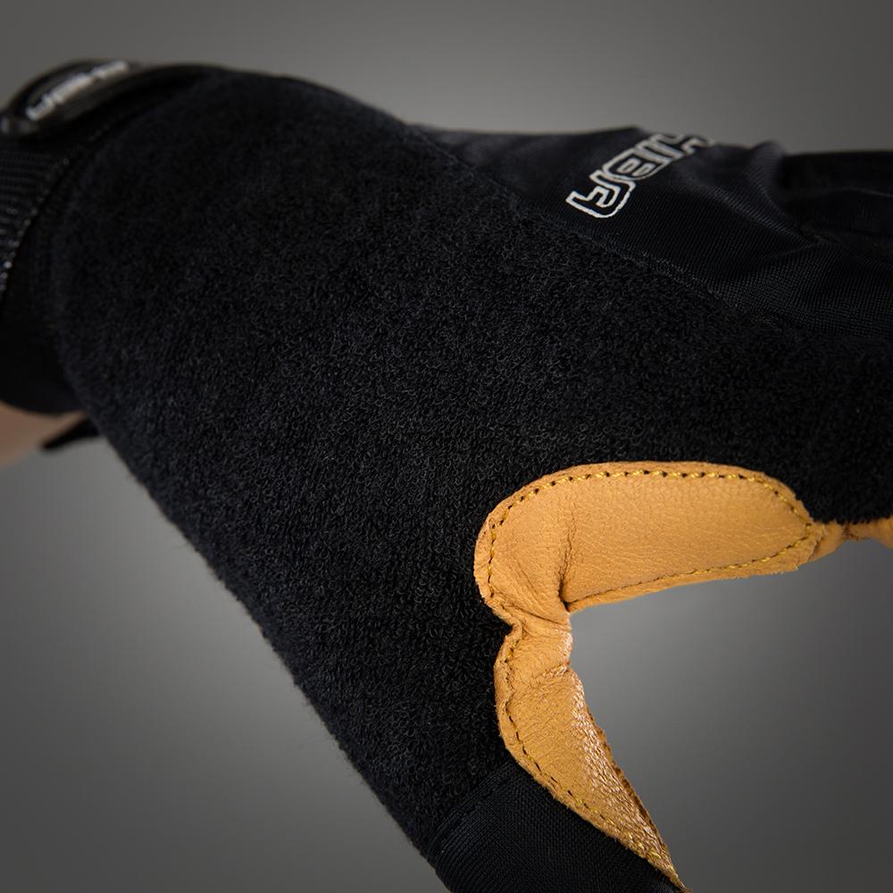 CHIBA Argon Kids - Kinder Rollstuhl-Handschuhe XXS schwarz, Gelpolster, Atmungsaktiv