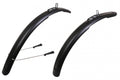 Zéfal Trail 65 Steckblech-Set schwarz, für 26"-29" Fahrräder, max. Reifenbreite 2,4", Technopolymer-Harz, Gewicht ca. 360g, hohe Schutzwirkung