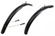 Zéfal Trail 65 Steckblech-Set schwarz, für 26"-29" Fahrräder, max. Reifenbreite 2,4", Technopolymer-Harz, Gewicht ca. 360g, hohe Schutzwirkung