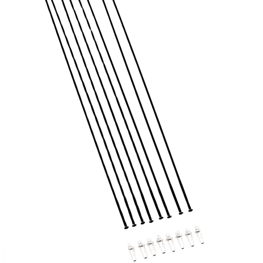 DT SWISS Speichenkit Erc1400 Spline 47Db My 18-22 Vr+Hr Schwarz