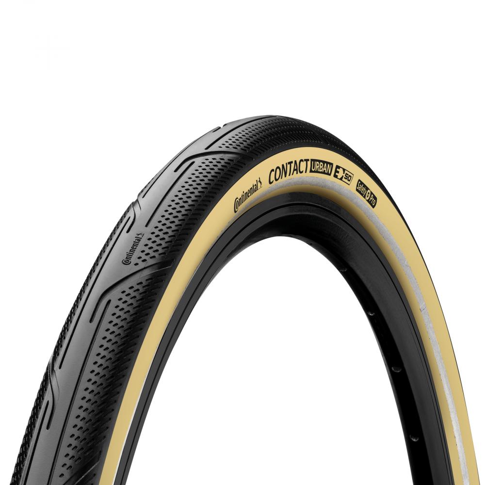 Continental Contact Urban Reifen 16x1.35 Zoll (35-349) - E-Bike 50 km/h - Faltbar - Schwarz/Creme - Faltreifen