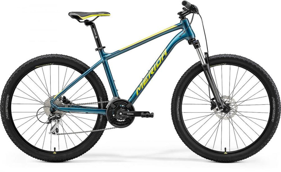 Merida BIG.SEVEN 20 HP3 türkis/lime M (17) Türkis/Lime - vielseitiges Hardtail-MTB