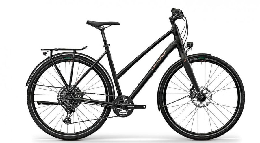Centurion Accordo 2000 EQ Tour HP1 S/M (48) Matt-schwarz - komfortables Trekkingrad