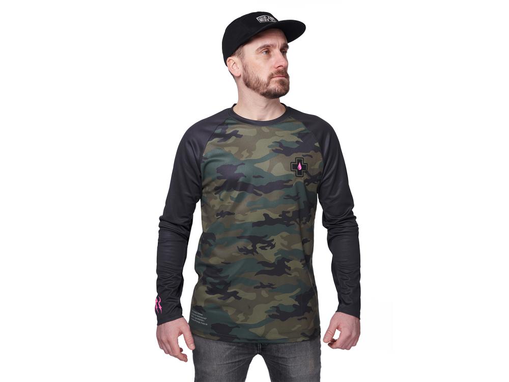 Muc Off Premium Long Sleeve Riders Jersey Camo Muc Off XS