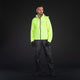 CHIBA Rainjacket - neongelb, wasserdicht, winddicht, atmungsaktiv, Größe S
