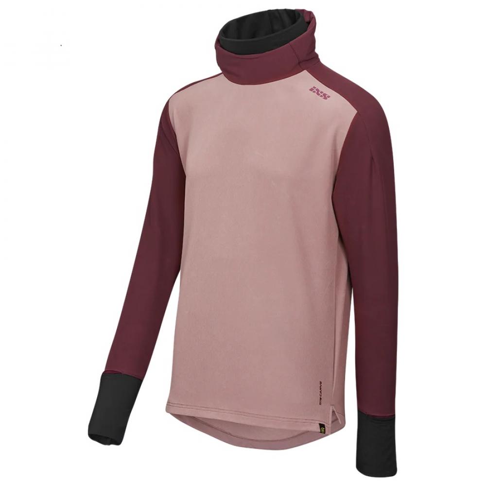 IXS Sports Division iXS Carve Digger EVO Hooded Jersey M Taupe-Raisin - vielseitiges Bike-Kapuzentrikot