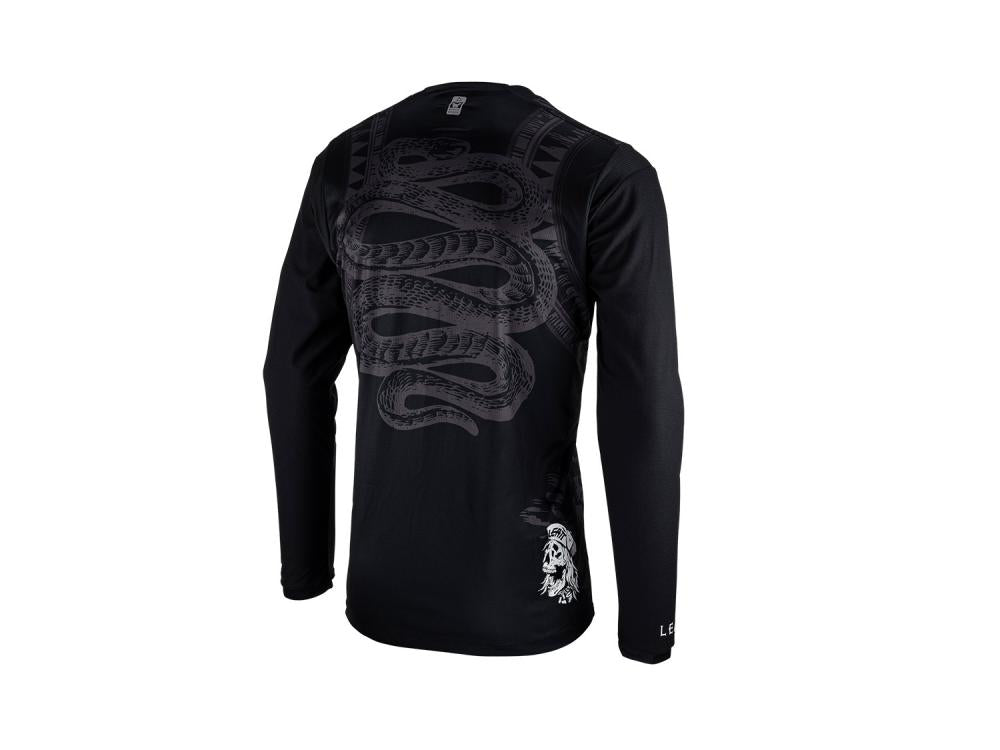 Leatt Gravity 3.0 Langarmtrikot Größe S Schwarz - MTB Jersey