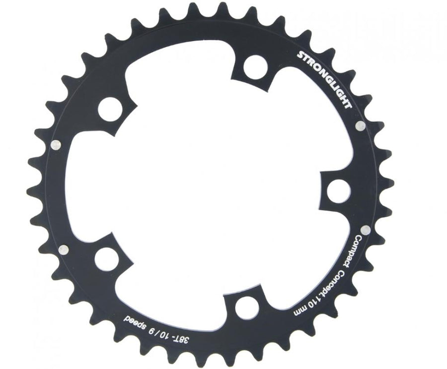 Stronglight Type S Kettenblatt 42 Zähne 110 mm Schwarz