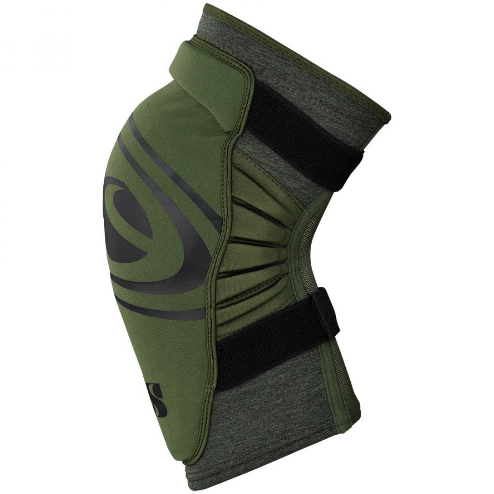 IXS Sports Division iXS Carve EVO+ knee guard KL olive - leichter Enduro-Knieschoner mit hohem Schutz