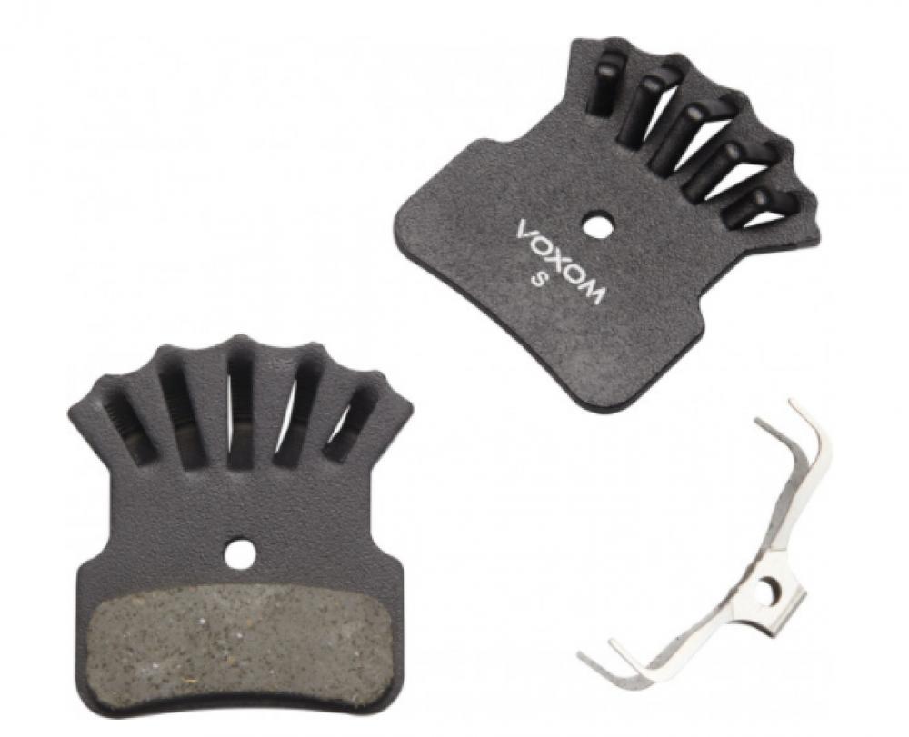 Voxom Scheibenbremsbeläge Bsc31 Shimano Saint BRM810 ZeeM640 semi-metal 2 Stück Alu-Trägerplatte