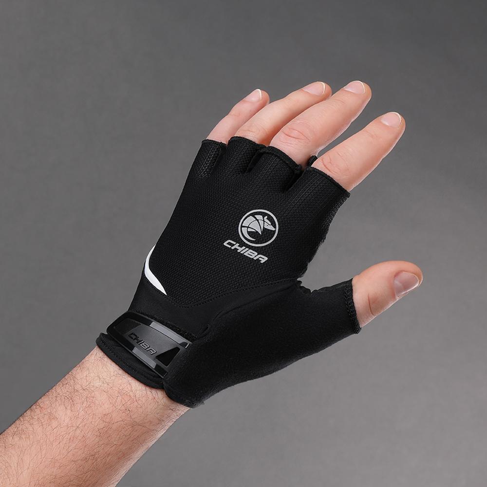 CHIBA Sport - Radhandschuh kurzfinger, schwarz, XL, atmungsaktiv