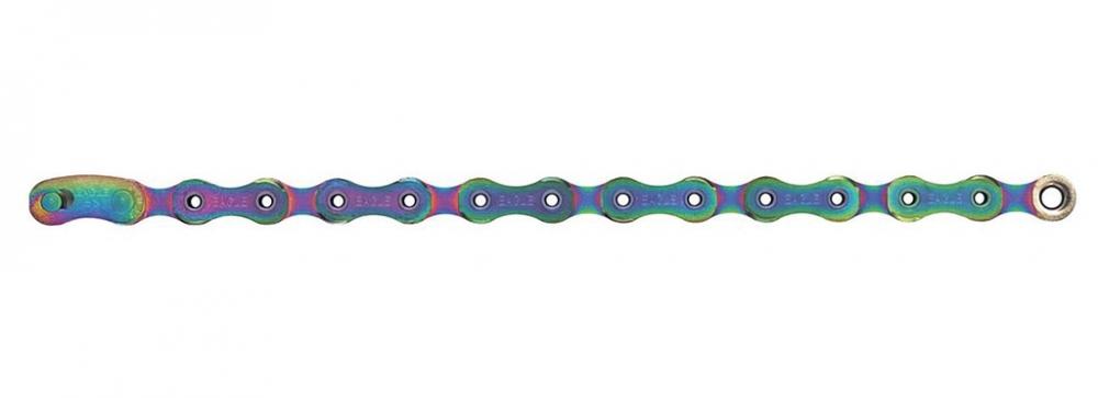 SRAM Kette XX1 Eagle Hollow Pin rainbow - 12-fach, 126 Glieder, inkl. PowerLock