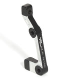 XLC Scheibenbremsadapter PM-IS-R180 für 180mm Hinterrad-Scheibenbremse in Silber-Schwarz