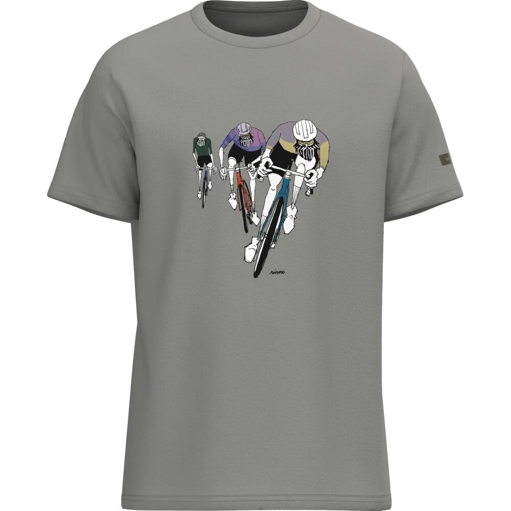 SHIMANO Sentiero Ltd. T-Shirt, Gray Road, XXXL Gray - komfortables Bike-Freizeitshirt