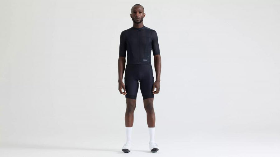PRIME LT Jersey Kurzarm Herren Schwarz Größe L - Leichtes Fahrradtrikot - T-Shirt