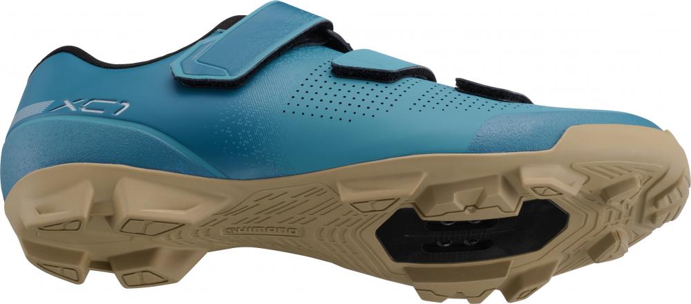 SHIMANO Fahrradschuhe XC102W Damen MTB SPD Größe 36 Blau Fahrradschuhe - frauenspezifischer XC-Schuh