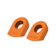 Zefal Kurbelschutz Crank Armor orange per Paar