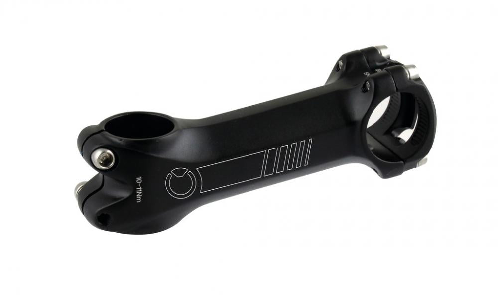 by,schulz Vorbau SDS 80 mm, Ø 31,8 mm, 8° schwarz - zeitgemäße Lenkzentrale